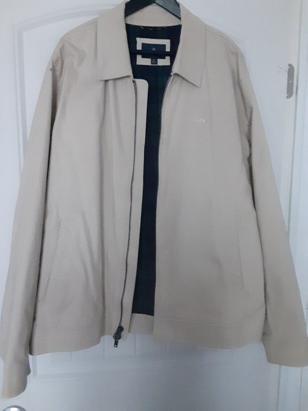Mens Brooks Brothers Cotton Bomber Jacket, Size XL